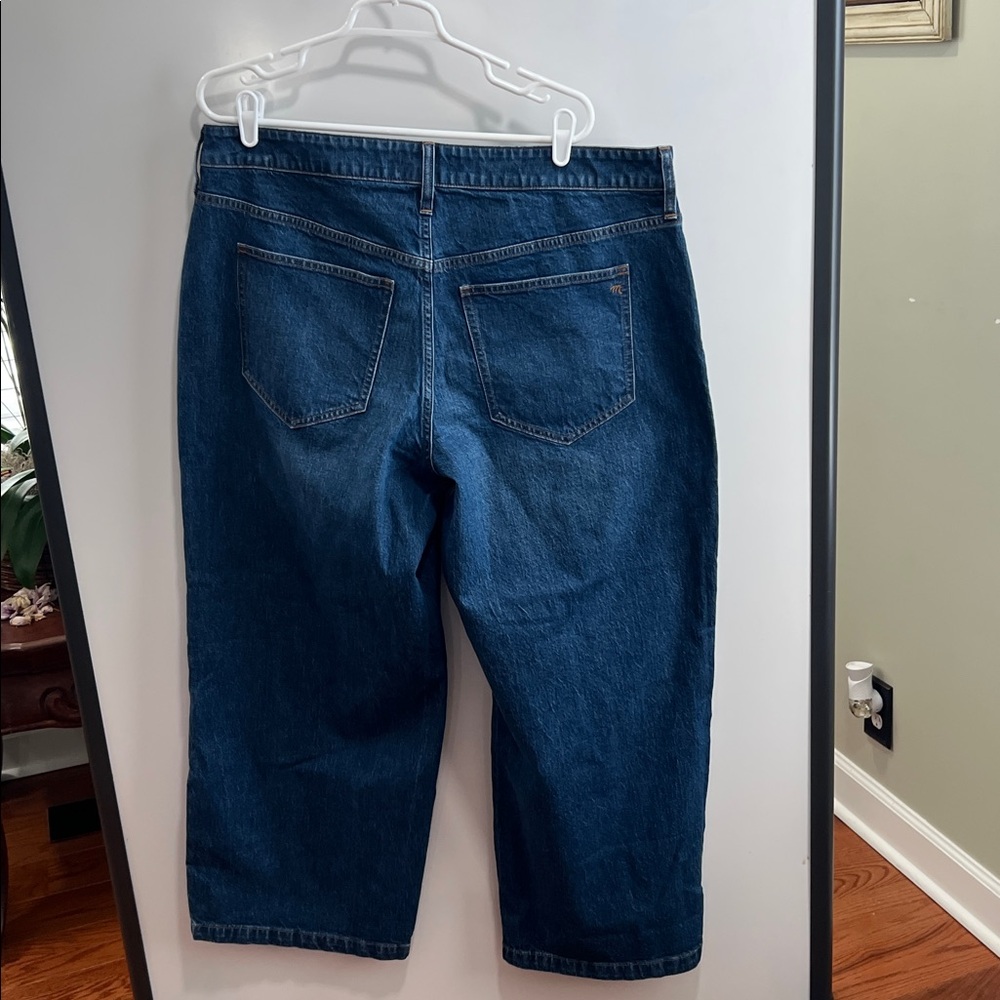 NWT Madewell The Perfect Vintage Wide Leg Jeans size 18W - Picture 2 of 10